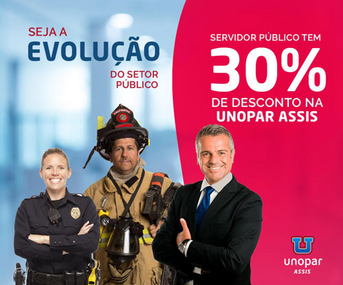 Divulgação - Unopar Assis oferece 30% de desconto nas mensalidades para servidores públicos