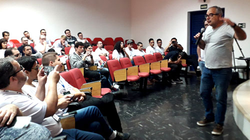 Divulgação - Arildo Almeida, presidente da FEMA, durante  1º Hackathon