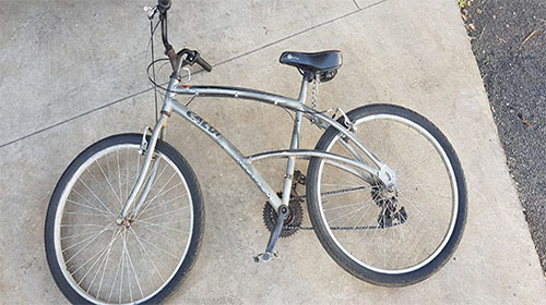 Polícia Militar - A bicicleta foi restituída ao seu proprietário