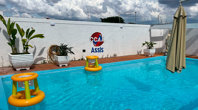 Divulgação - O espaço amplo conta com sala de jogos e piscina - Foto: Divulgação