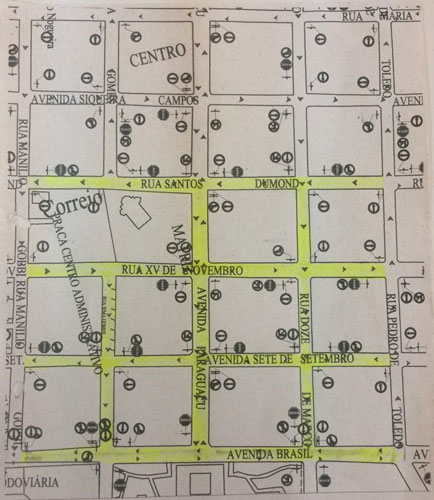 Divulgação - Estacionamento rotativo começa a valer no Centro Comercial de Paraguaçu Paulista