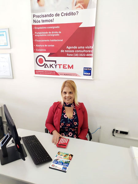 Divulgação - Alessandra Toito Martinho, consultora comercial da Akytem Divulgação - Alessandra Toito Martinho, consultora comercial da Akytem
