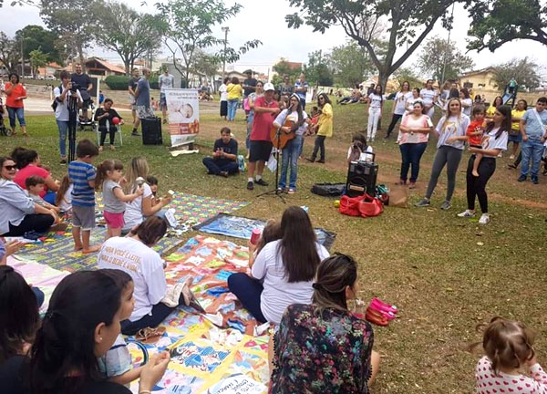 Divulgação PMA - Evento foi realizado em comemoração ao mês Agosto Dourado de incentivo ao aleitamento materno