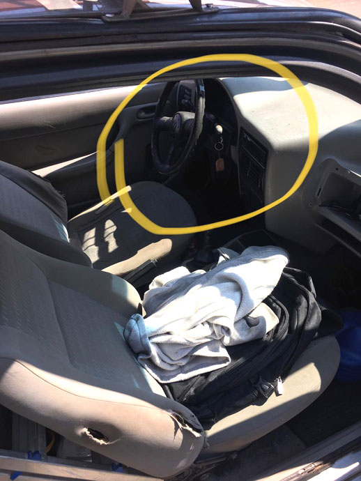 Divulgação - Motorista deixou carro aberto, chave no contato e outros pertences no interior do veículo em Paraguaçu Paulista Divulgação - Motorista deixou carro aberto, chave no contato e outros pertences no interior do veículo em Paraguaçu Paulista