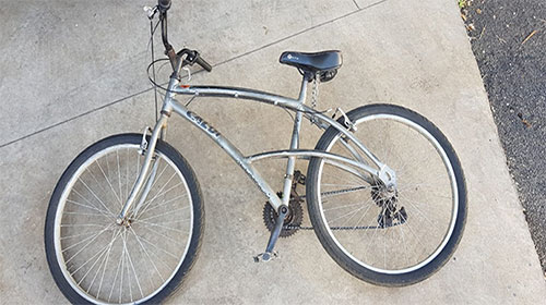 Polícia Militar - A bicicleta foi restituída ao seu proprietário Polícia Militar - A bicicleta foi restituída ao seu proprietário