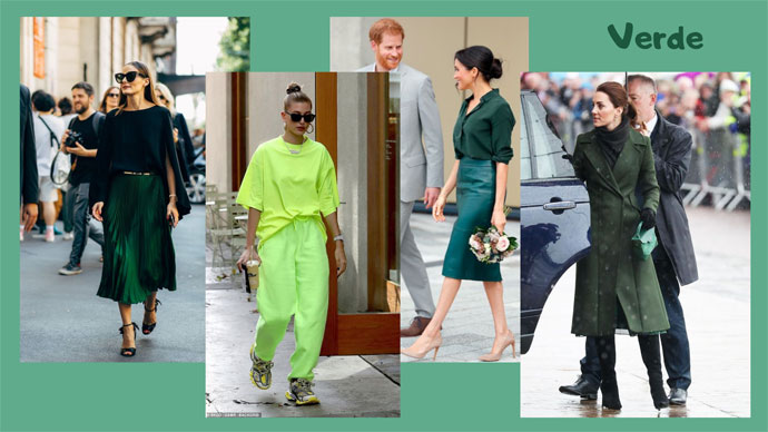 Olivia Palermo, Hailey Baldwin, Meghan Markle e Kate Middleton Olivia Palermo, Hailey Baldwin, Meghan Markle e Kate Middleton