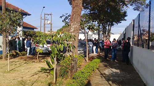divulgação - A intenção é treinar os alunos em caso de emergência divulgação - A intenção é treinar os alunos em caso de emergência