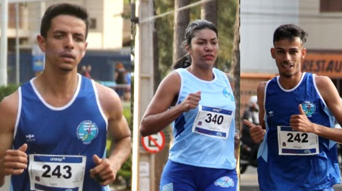 Divulgação - Igor José Farias, Vanessa Mendes Alexandre e Sergio Marcelino participarão da maior competição de clubes das Américas, o Troféu Brasil de Atletismo