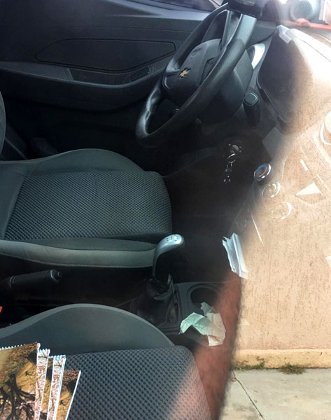 Divulgação - Veículo Montana preto, com placas de Cambé, estava estacionado, aberto e com as chaves no contato no bairro Panambi Divulgação - Veículo Montana preto, com placas de Cambé, estava estacionado, aberto e com as chaves no contato no bairro Panambi