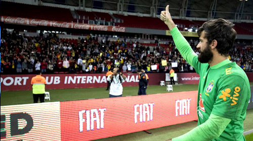 Lucas Figueiredo - CBF - Alisson, do Liverpool da Inglaterra e da Seleção Brasileira disputa o título de melhor goleiro do mundo deste ano Lucas Figueiredo - CBF - Alisson, do Liverpool da Inglaterra e da Seleção Brasileira disputa o título de melhor goleiro do mundo deste ano