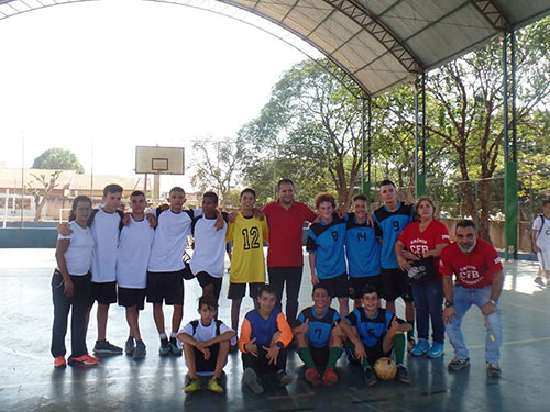 divulgação - Foram realizadas ainda partidas de futsal masculino e feminino divulgação - Foram realizadas ainda partidas de futsal masculino e feminino