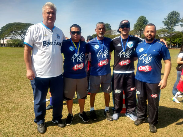 Divulgação - Professores do Projeto com o supervisor Vidotti