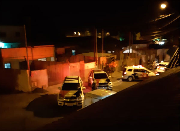 Cedida - Reforço policial durante ocorrência na Vila Maria Izabel em Assis Cedida - Reforço policial durante ocorrência na Vila Maria Izabel em Assis