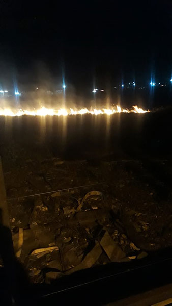 Divulgação - Incêndio foi registrado próximo da SP 333, na área rural de Assis