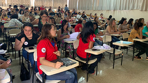 divulgação - O evento aberto ao público reuniu diversas entidades e funcionários da secretaria divulgação - O evento aberto ao público reuniu diversas entidades e funcionários da secretaria
