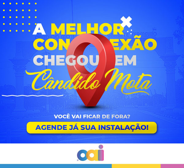 Divulgação - Vendedores externos da OAI estão percorrendo os bairros para que você já conheça os planos disponíveis e contratar o melhor serviço de internet da região!