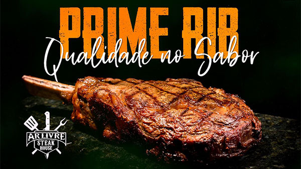 divulgação - Prime Ribs é uma costela de primeira, que fica ainda mais especial com o tempero exclusivo do Ar Livre