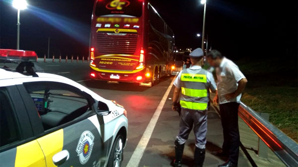 Divulgação - Polícia Rodoviária registrou 56 infrações durante Operação Fiscalização de Ônibus nesta quinta-feira, 17 de outubro