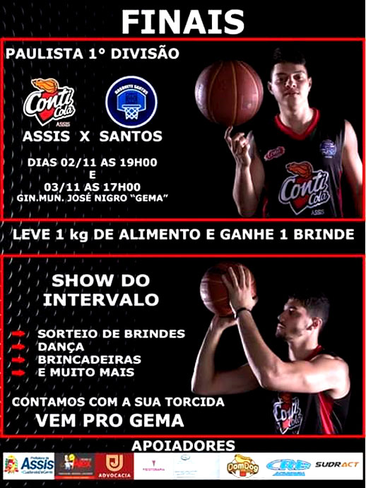 Divulgação - Jogo ocorre a partir das 19h deste sábado no GEMA Divulgação - Jogo ocorre a partir das 19h deste sábado no GEMA