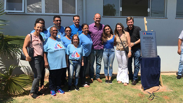 AssisCity - A equipe da unidade junto com o prefeito José Fernandes AssisCity - A equipe da unidade junto com o prefeito José Fernandes