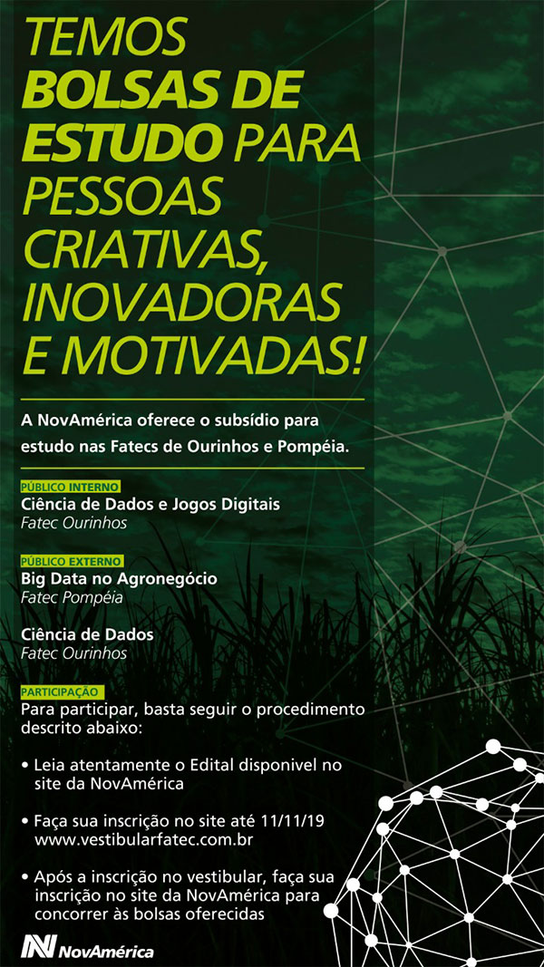 divulgação - As inscrições podem ser feitas até dia 11 de novembro divulgação - As inscrições podem ser feitas até dia 11 de novembro