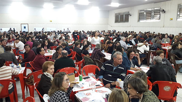 divulgação - A festa de 2018 contou com a participação de centenas de fiéis