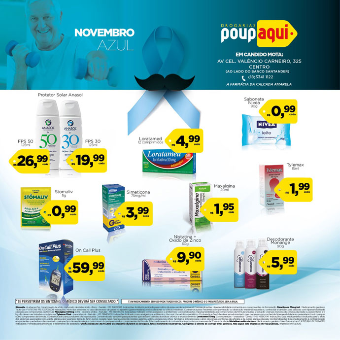 Divulgação - Aproveite os preços especiais na PoupAqui Cândido Mota Divulgação - Aproveite os preços especiais na PoupAqui Cândido Mota