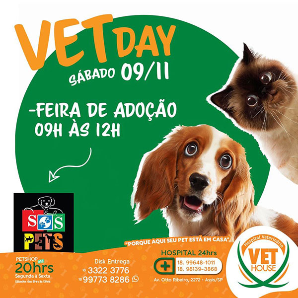 divulgação - Cartaz de divulgação da Feira de Adoção desta sábado divulgação - Cartaz de divulgação da Feira de Adoção desta sábado