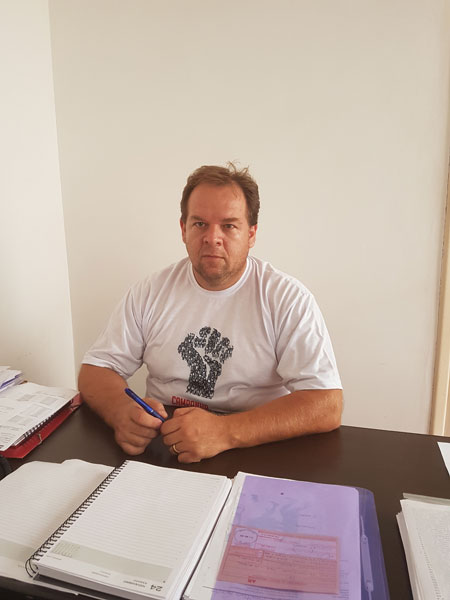 Divulgação - Fabio Escobar, secretário geral do Sindicato Divulgação - Fabio Escobar, secretário geral do Sindicato