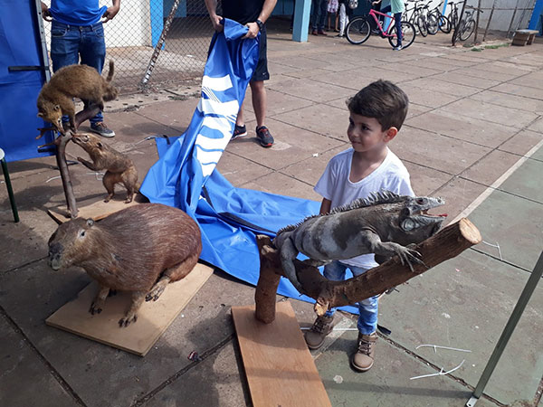 divulgação - A feira propiciou a interação entre os alunos e visitantes divulgação - A feira propiciou a interação entre os alunos e visitantes