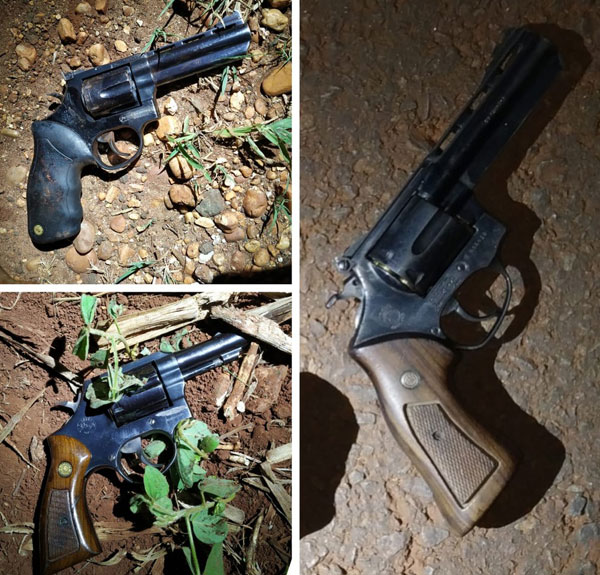 Divulgação - Três armas foram apreendidas com os suspeitos, mortos no tiroteio em Palmital