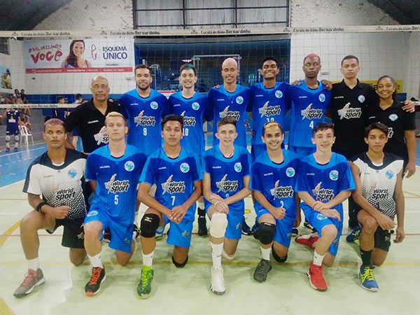 divulgação - Equipe Assis Voleibol masculino sub 20 venceu Santo André por 2 sets a 1