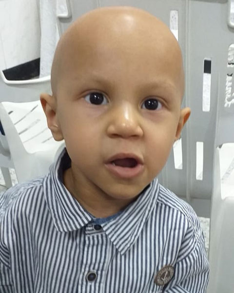 Cedida pela família - Enzo Henrique Cordeiro Prado tem dois anos de idade e foi diagnosticado com Tumor de Wilms