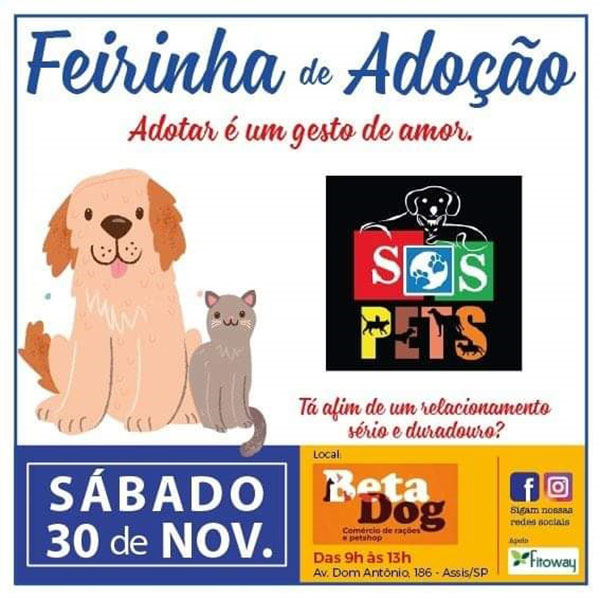 divulgação - Cartaz de divulgação da feira deste sábado