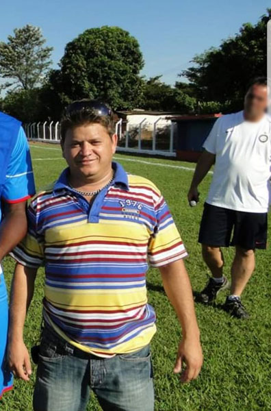 rede social - Odair Donizeti Oliveira, tinha 43 anos rede social - Odair Donizeti Oliveira, tinha 43 anos