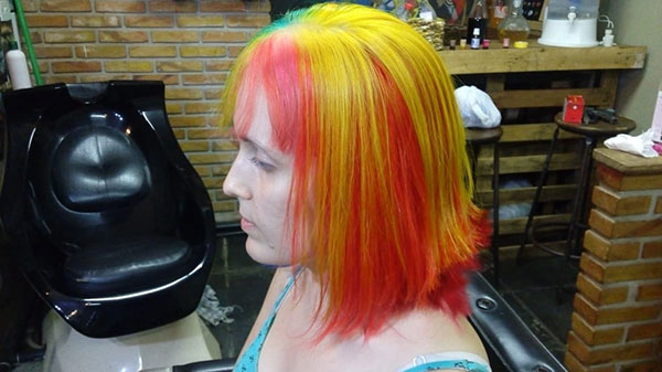 Arquivo Pessoal - Foram necessárias 7 horas para o feitio do cabelo de Beatriz Arquivo Pessoal - Foram necessárias 7 horas para o feitio do cabelo de Beatriz