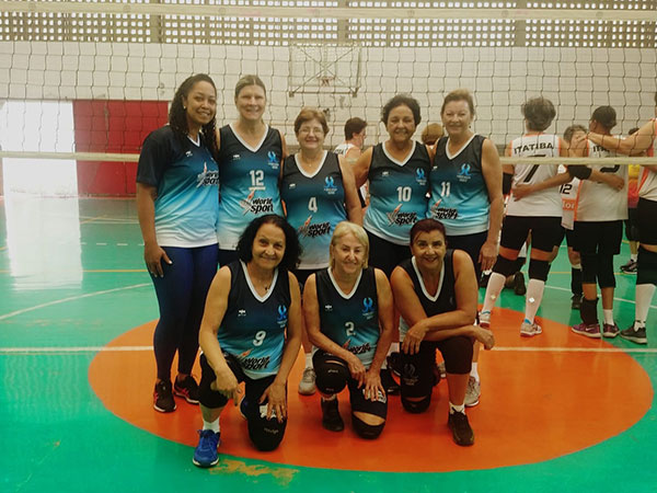 divulgação - No Voleibol adaptado categoria A acima de 60 anos, Assis venceu Itatiba atual campeã da Liga do Estado, por 2 sets a 1