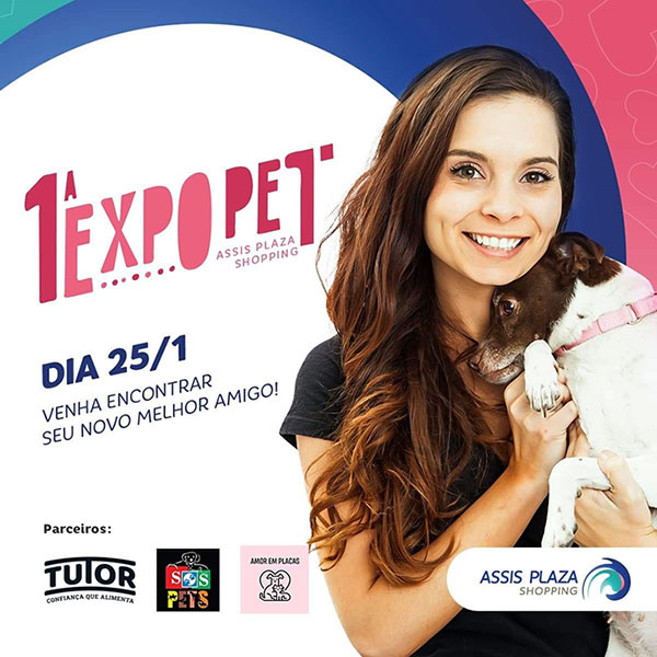 divulgação - A Expo Pet ocorre neste sábado em Assis