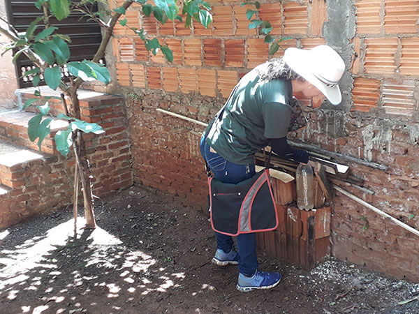divulgação - Os agentes percorrem a cidade realizando bloqueios e orientando os moradores divulgação - Os agentes percorrem a cidade realizando bloqueios e orientando os moradores