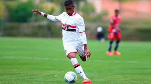 Divulgação - Matheus Viveiros começou a carreira nas categorias de base do São Paulo Divulgação - Matheus Viveiros começou a carreira nas categorias de base do São Paulo
