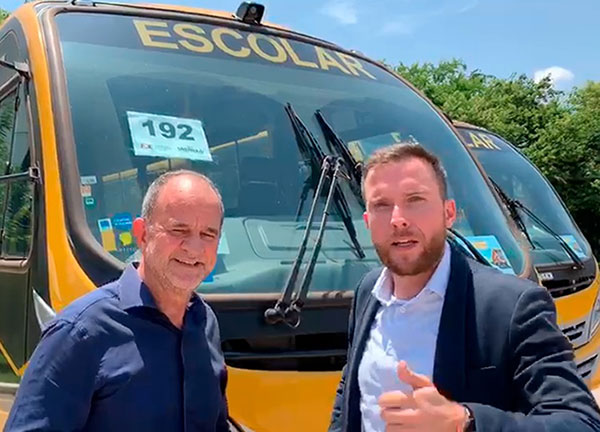 divulgação - O ônibus faz parte do programa Caminho da Escola divulgação - O ônibus faz parte do programa Caminho da Escola