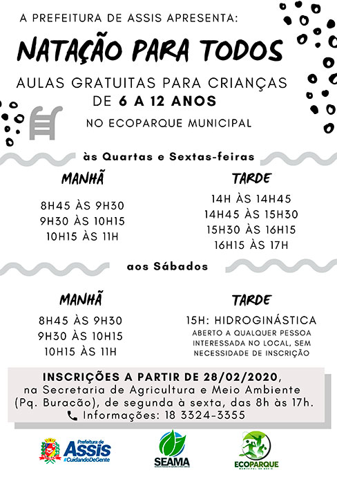 Divulgação - Confira os dias e horários das aulas