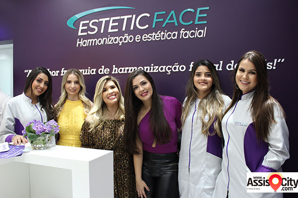 Equipe Estetic Face Assis, Gabriela, Dra. Juliana, Dra. Beatriz, Dra. Tamirys, Amanda e Renata