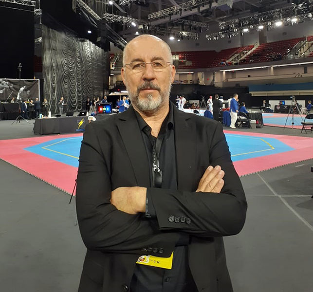 divulgação - O mestre Carlos Negrão no ESPN Wide World Arena em Orlando nos Estados Unidos