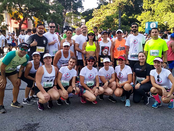 Divulgação - Equipe Gabriel Mantovani durante a São Silvestre 2019