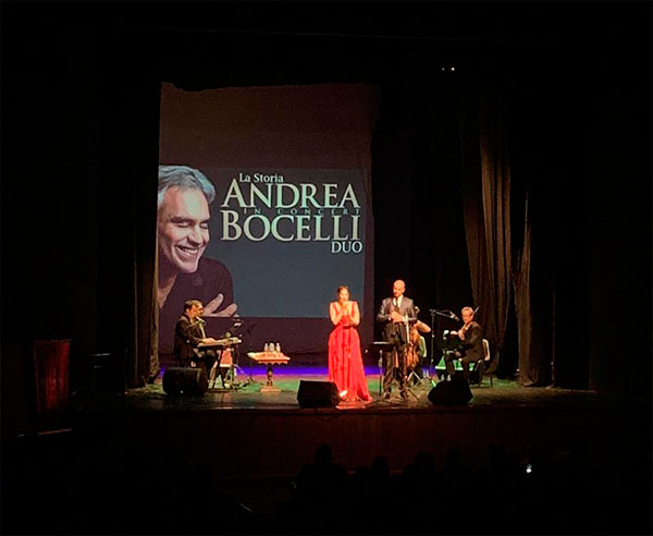 Divulgação - Apresentação do espetáculo La Storia in Concert - Um Tributo a Andrea Bocelli Duo