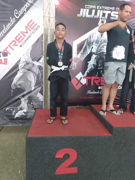 divulgação - Marcelo Andrade foi vice campeão Mirim até 38 quilos divulgação - Marcelo Andrade foi vice campeão Mirim até 38 quilos