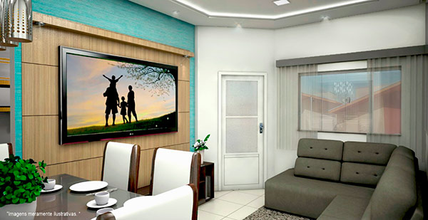 Sugestão de decoração para a sala Sugestão de decoração para a sala