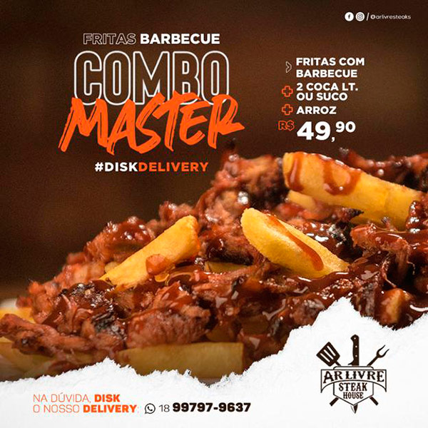 Fritas com barbecue Fritas com barbecue