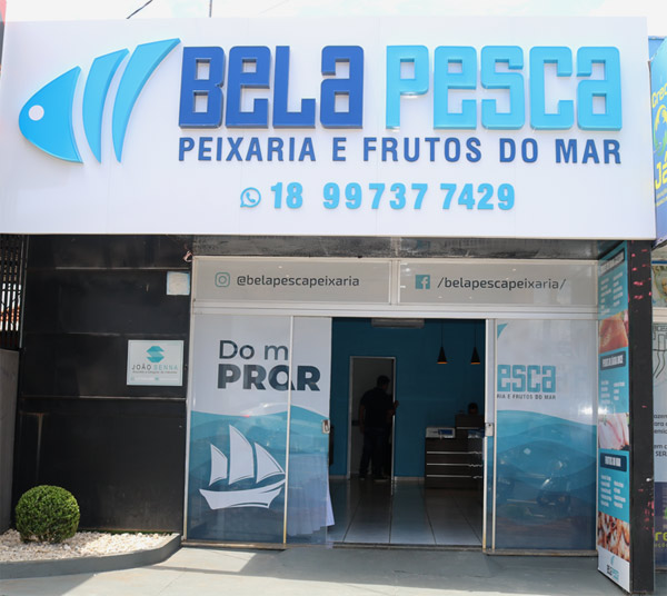 Bela Pesca fica localizada na Av. Rui Barbosa, 1037, e você também pode fazer seu pedido pelo número (18) 99737-7429